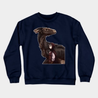 Rainy Day Dinosaur (Cut-out) Crewneck Sweatshirt